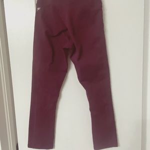 Fabletics women’s burgundy powerhold XXS leggings